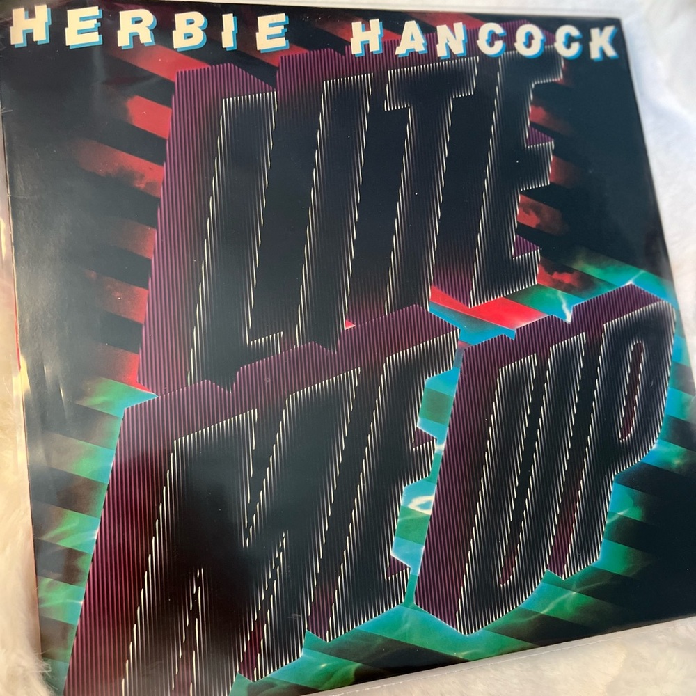 Vintage Herbie Hancock Lite Me Up vinyl